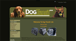 Desktop Screenshot of dogtransit.co.uk