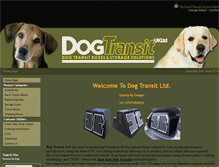 Tablet Screenshot of dogtransit.co.uk